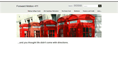 Desktop Screenshot of forwardmotion411.com
